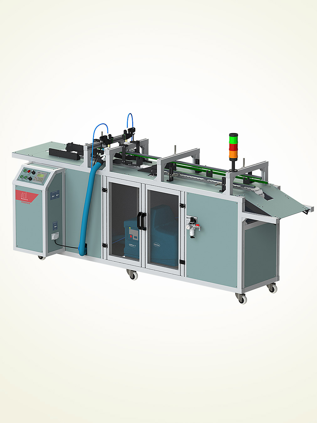 Speedpack pasting machine