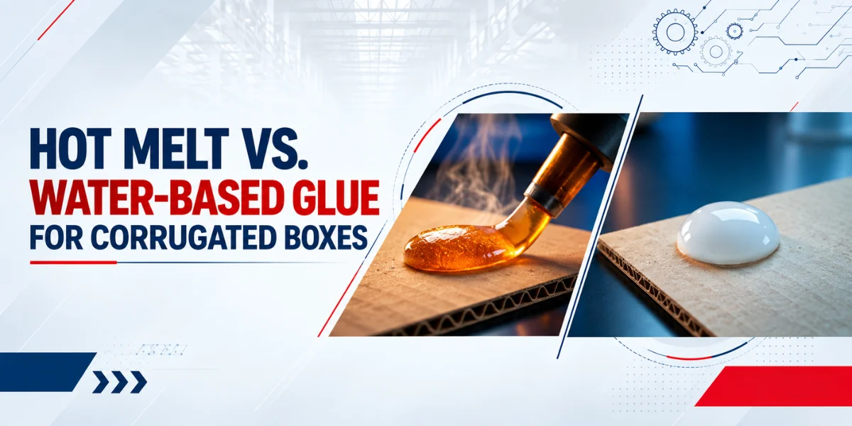 Corrugated Cardboard Glue: Types, Applications, Benefits & Gluing Solutions 2 Hot Melt vs. Water-Based Glue for Corrugated Boxes