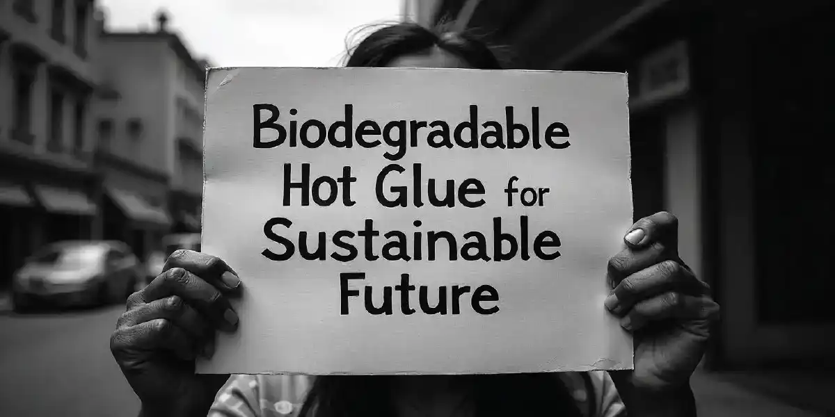 biodegradable hot glue, biodegradable hot glue sticks, biodegradable adhesive, eco friendly glue, plastic free glue, sustainable hot glue solutions, compostable glue sticks, green crafting materials, recyclable glue materials, hot glue for sustainable packaging, hot glue gun with biodegradable sticks, hot glue stick gun, natural resin-based glue, hot glue for sustainable packaging, mahisa packaging