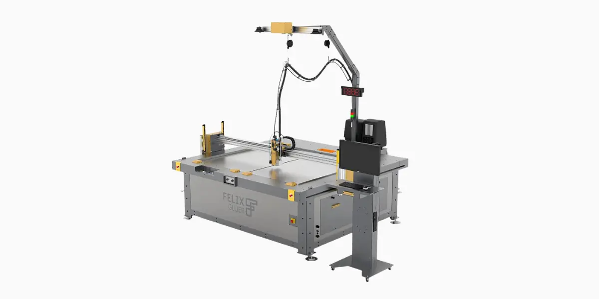 Felix Gluer Machine , Industrial gluer machine for eCommerce packaging, high-speed packaging automation, large-scale gluing equipment, eCommerce packaging solutions, Automated packaging machines for online sellers, Order fulfillment automation for D2C brands, Hot melt glue machines for packaging, Carton sealing machines for eCommerce, Glue dispensing systems for warehouses